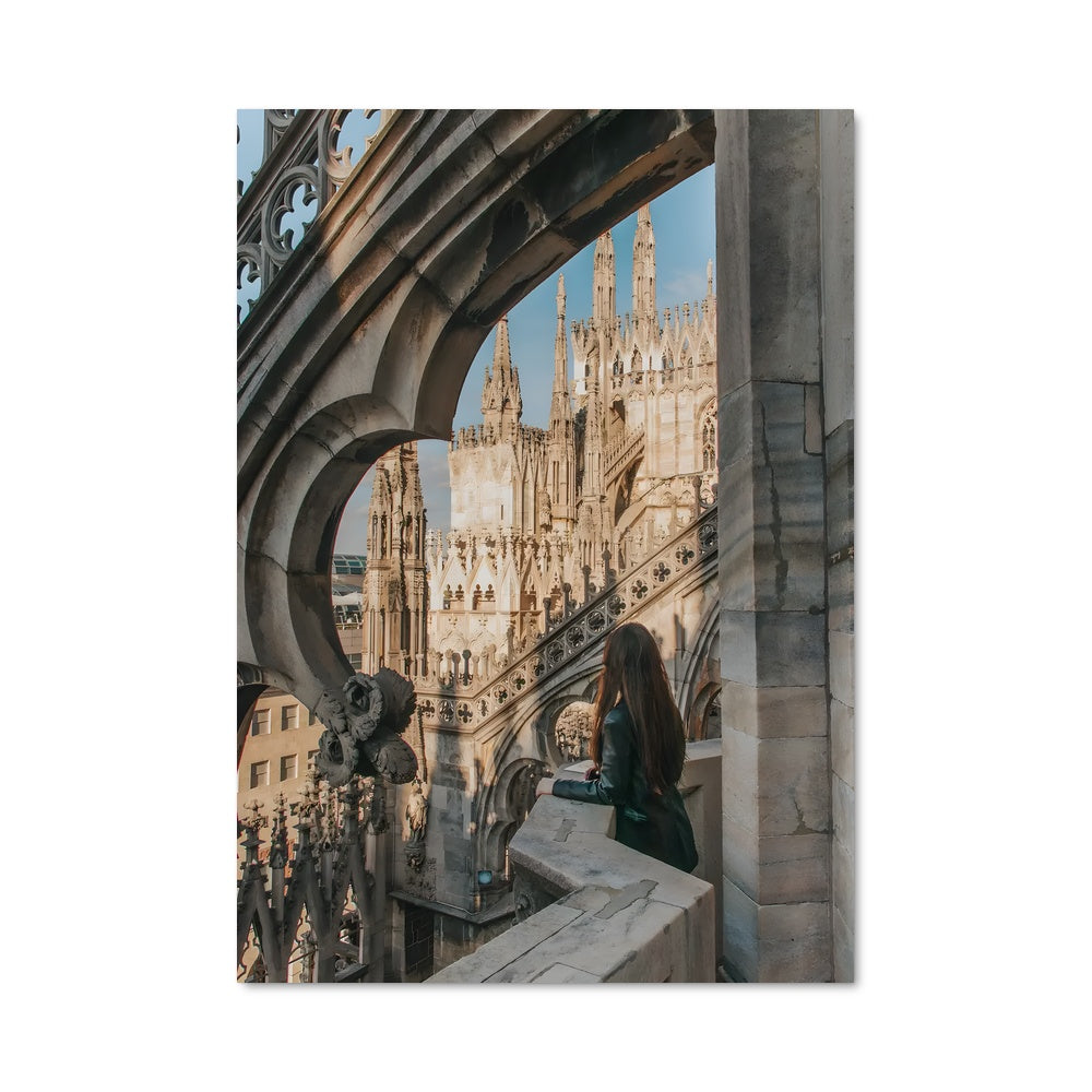 Poster Balcon sur Milan