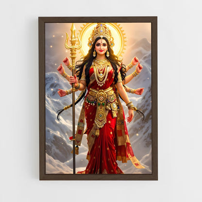 ap-durga-12 cadre Bois foncé