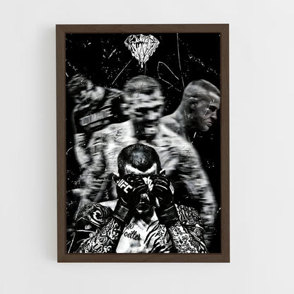ap-dustin poirier-4 cadre Bois foncé
