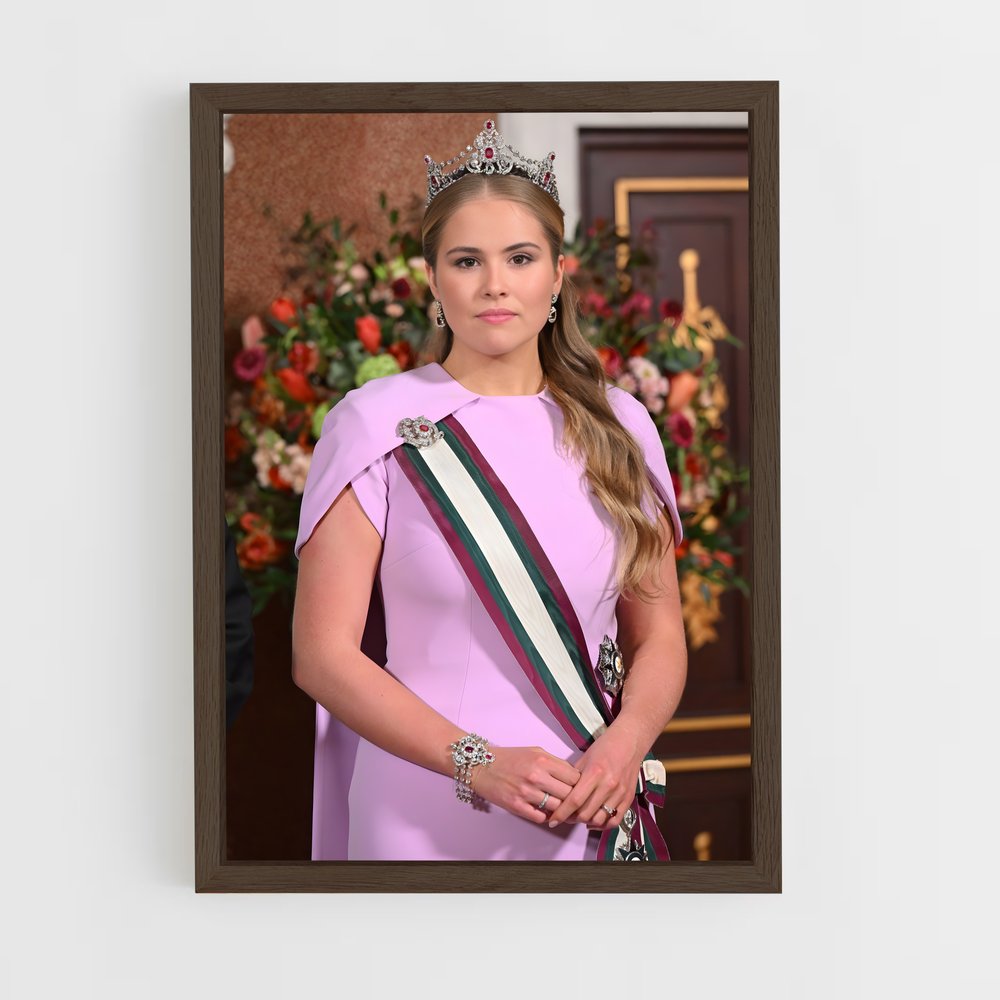 ap-dutch royal family-1 cadre Bois foncé