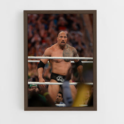 ap-dwayne johnson-3 cadre Bois foncé