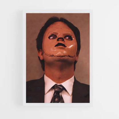 ap-dwight schrute-2 cadre Blanc