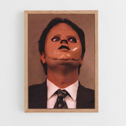 ap-dwight schrute-2 cadre Bois clair