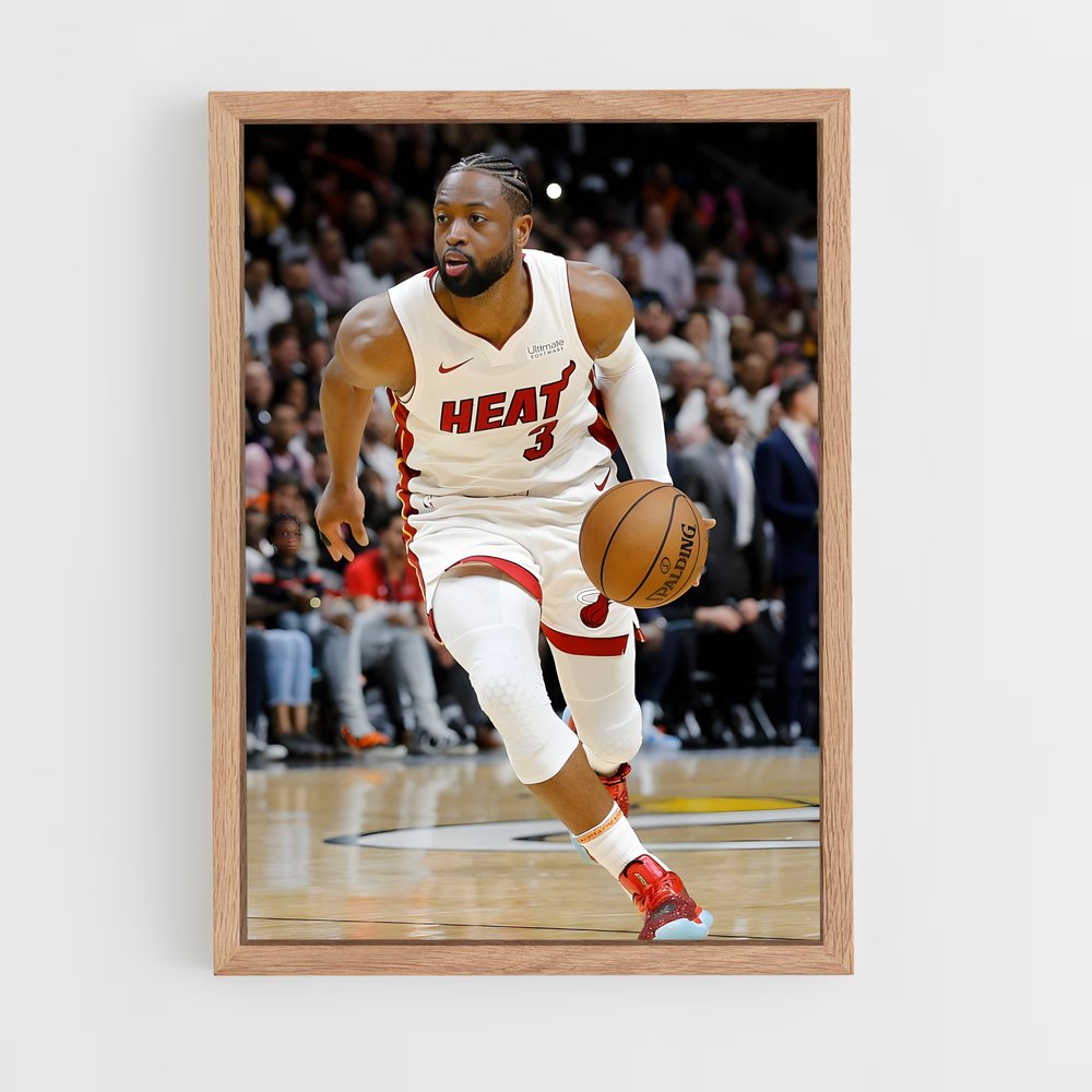 ap-dwyane wade-7 cadre Bois clair