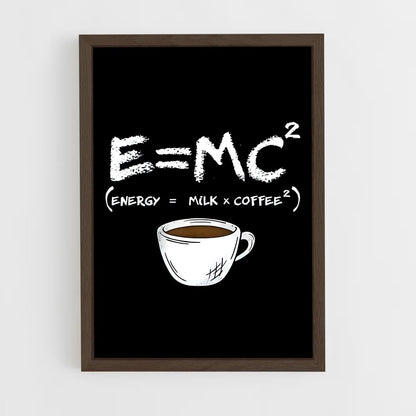 ap-e=mc2-1 cadre Bois foncé