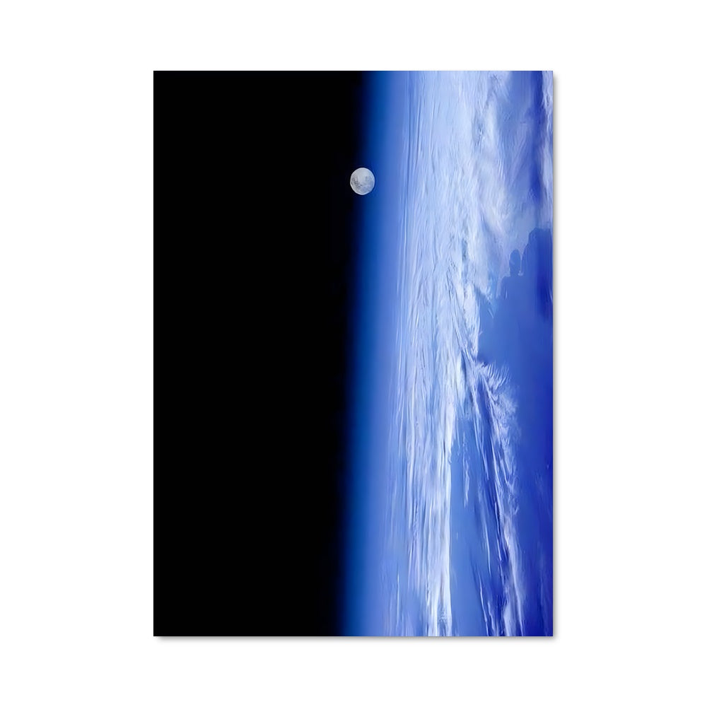 Poster Terre et Lune en Harmonie