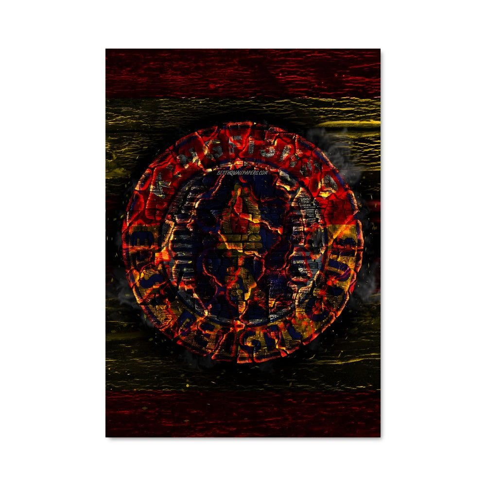 Poster Passion Rouge et Jaune
