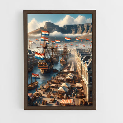 ap-east india company-2 cadre Bois foncé