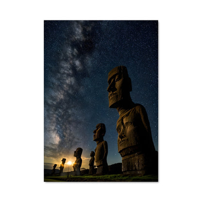 Poster Mystères de l'île de Pâques