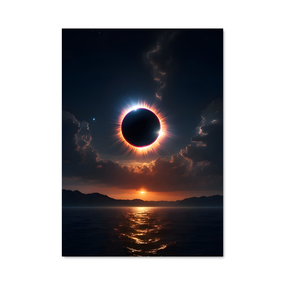 Poster Éclipse Océanique