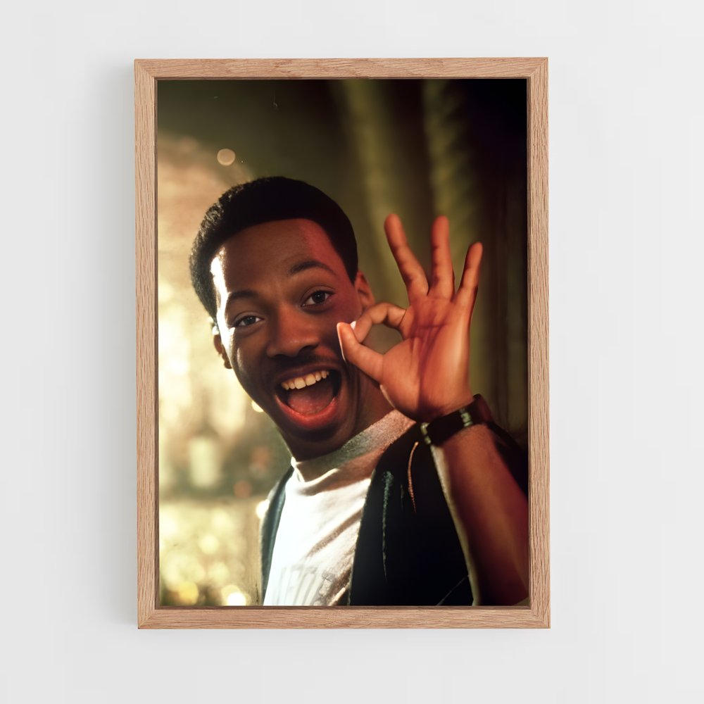 ap-eddie murphy-4 cadre Bois clair