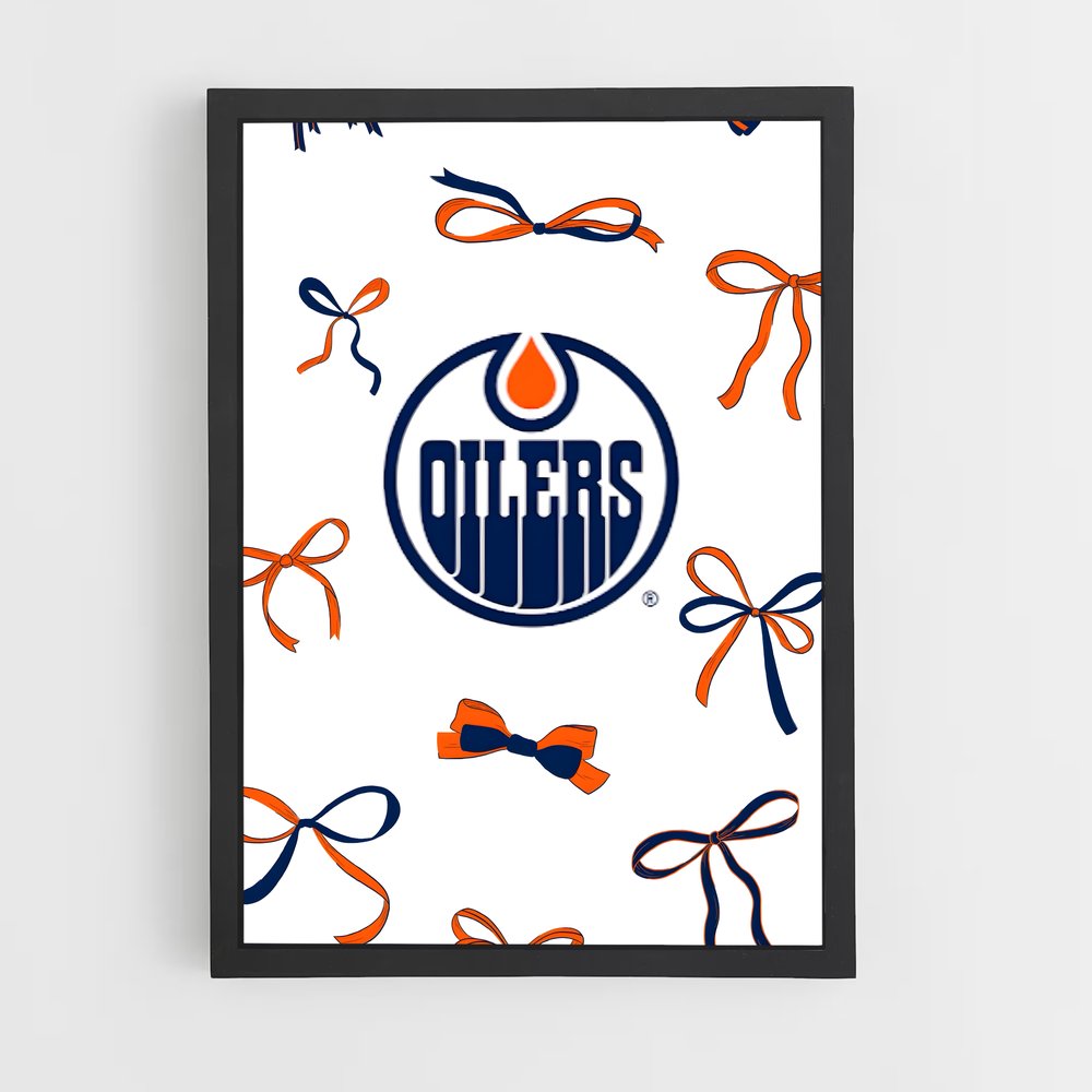 ap-edmonton oilers-4 cadre Noir