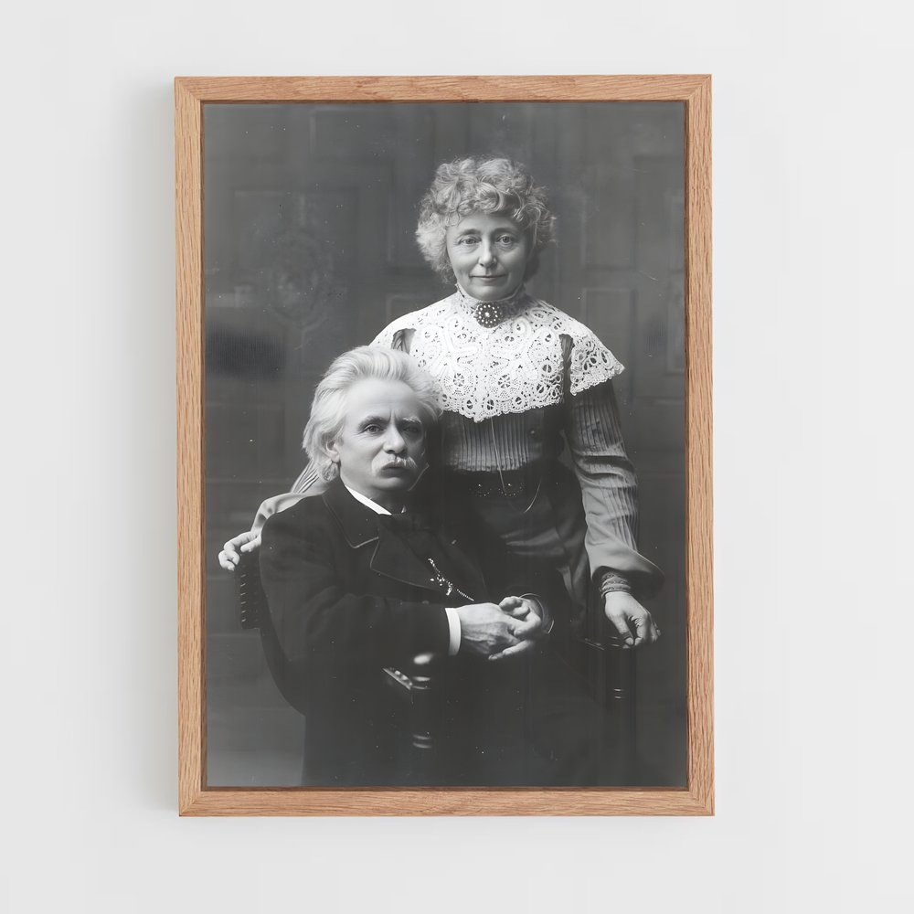 ap-edvard grieg-3 cadre Bois clair