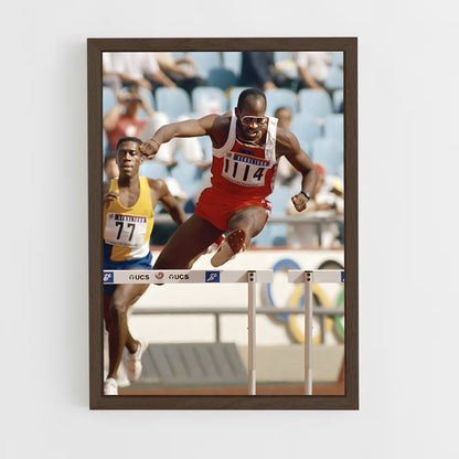 ap-edwin moses-1 cadre Bois foncé