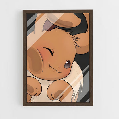 ap-eevee-7 cadre Bois foncé