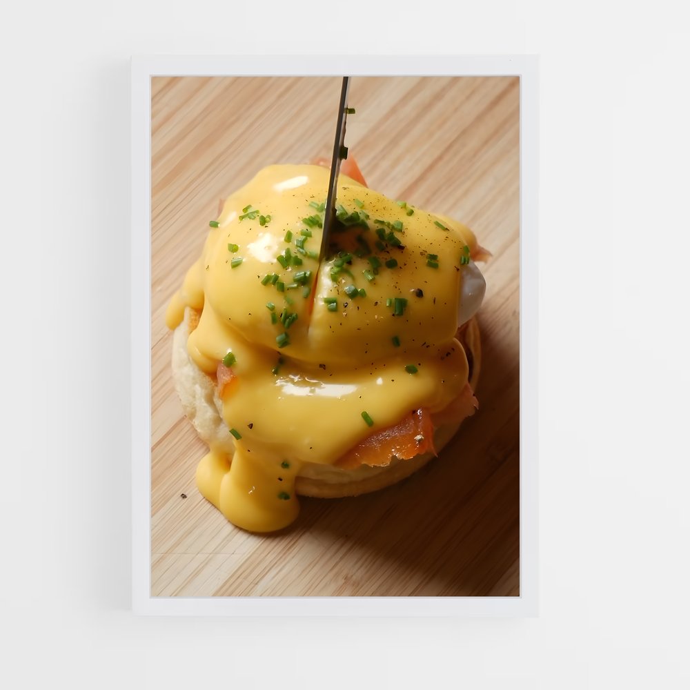 ap-eggs benedict-2 cadre Blanc