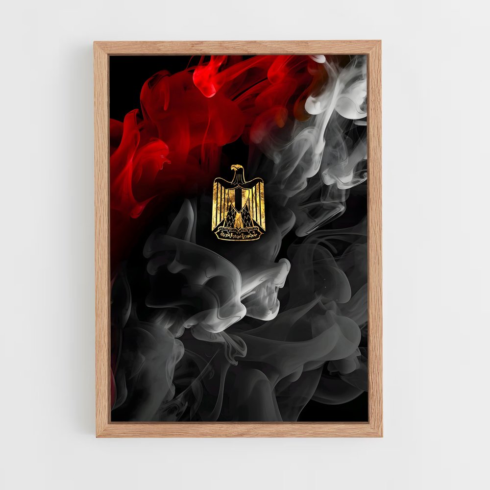 ap-egypt flag-2 cadre Bois clair