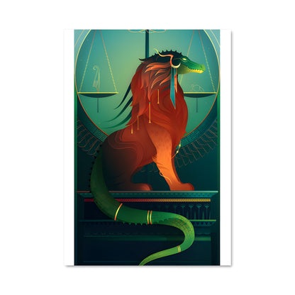 Poster Dragon de l'Égypte