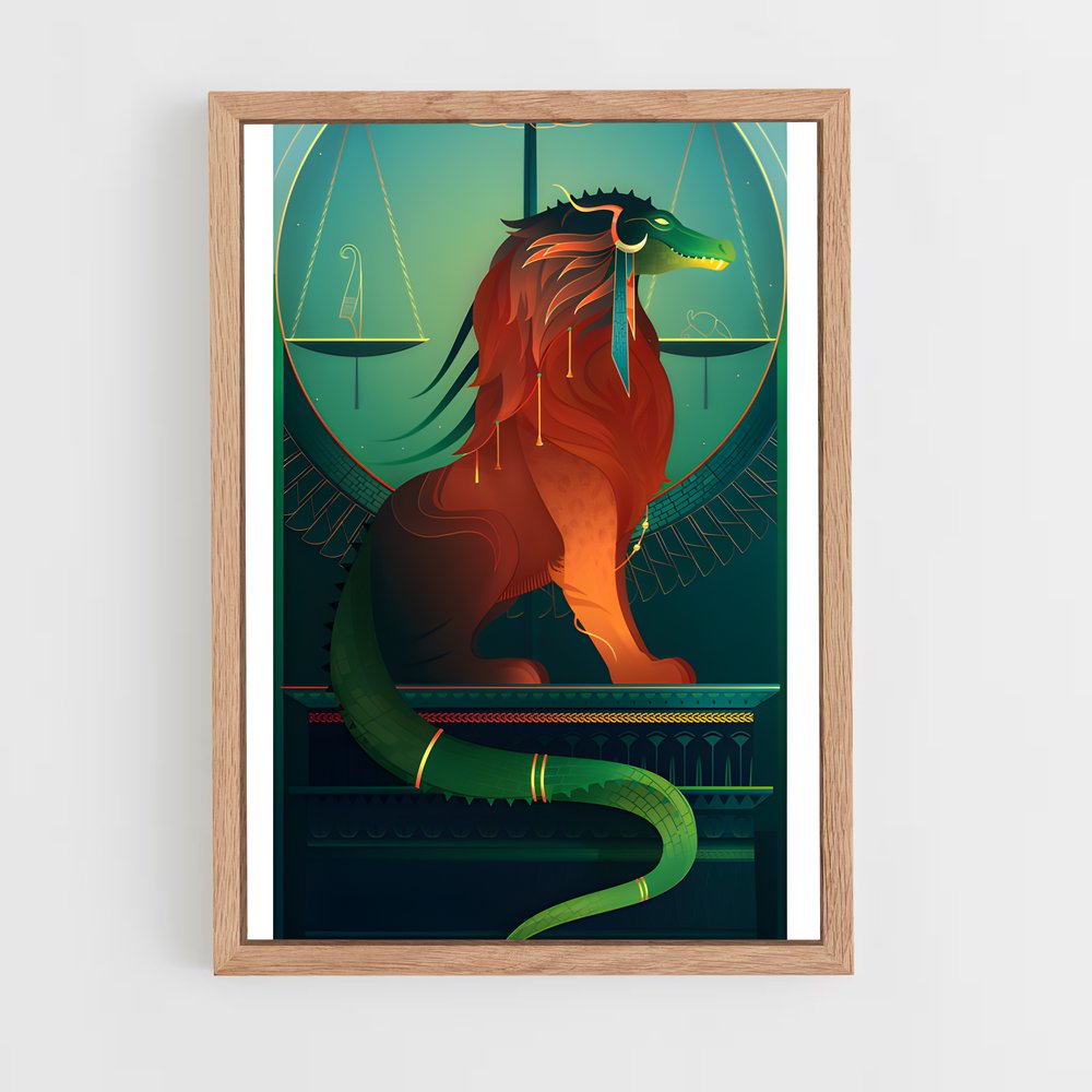 ap-egyptian mythology-1 cadre Bois clair