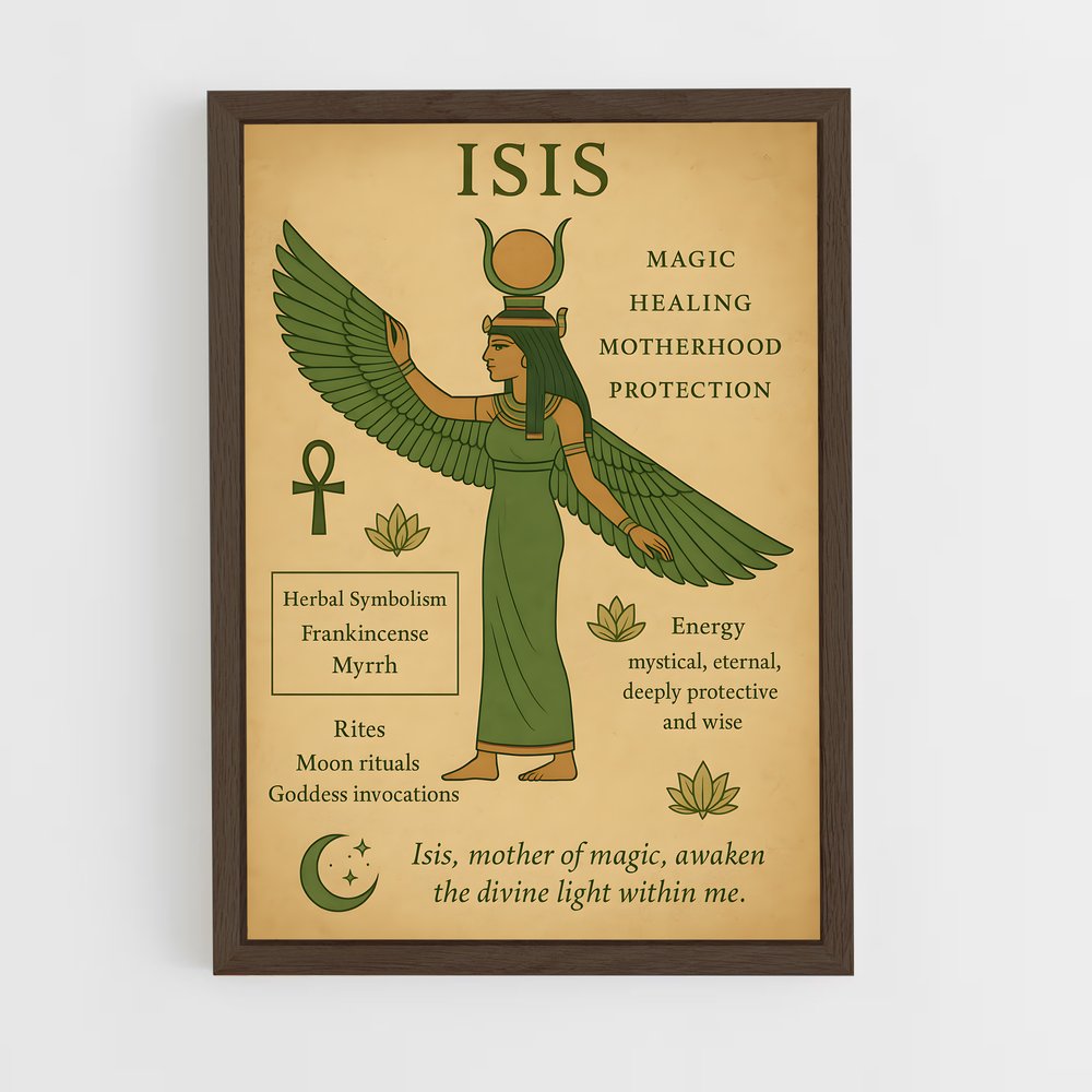 ap-egyptian mythology-2 cadre Bois foncé