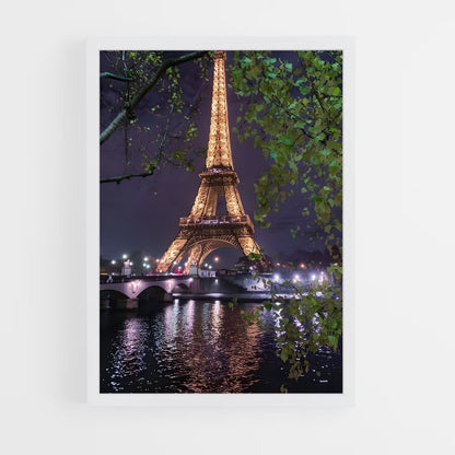 ap-eiffel tower-5 cadre Blanc