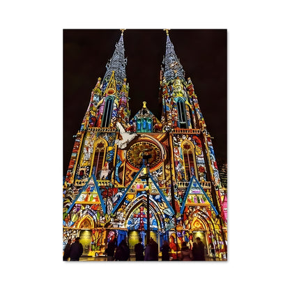 Poster Cologne Illuminé