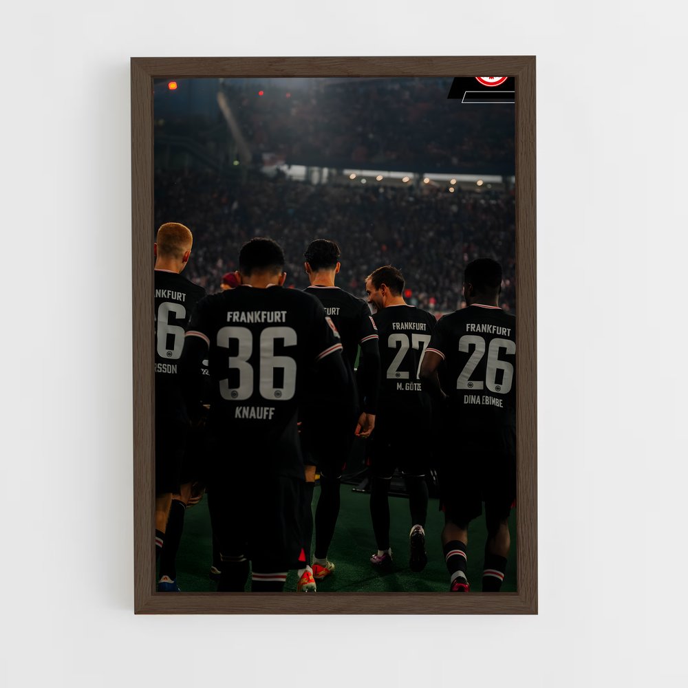 ap-eintracht frankfurt-5 cadre Bois foncé