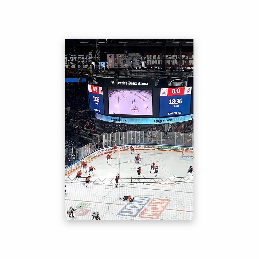 Poster La Patinoire Enflammée