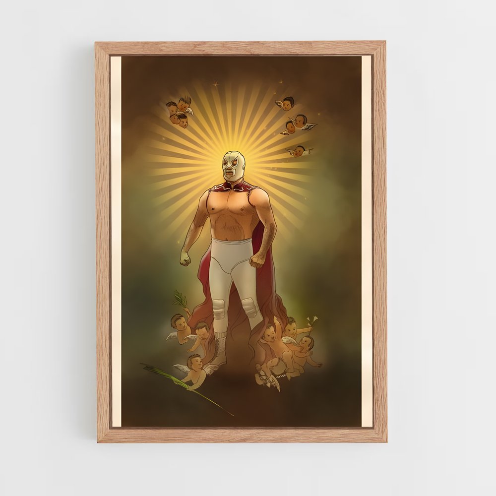 ap-el santo-3 cadre Bois clair