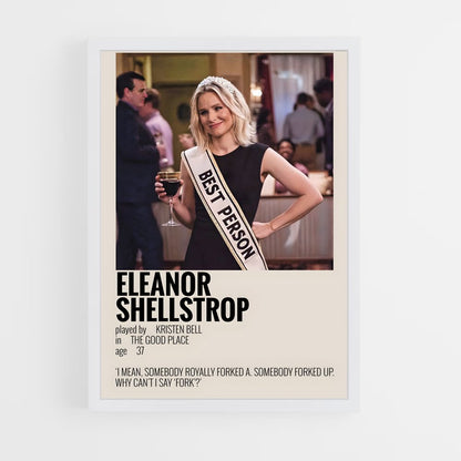 ap-eleanor shellstrop-3 cadre Blanc