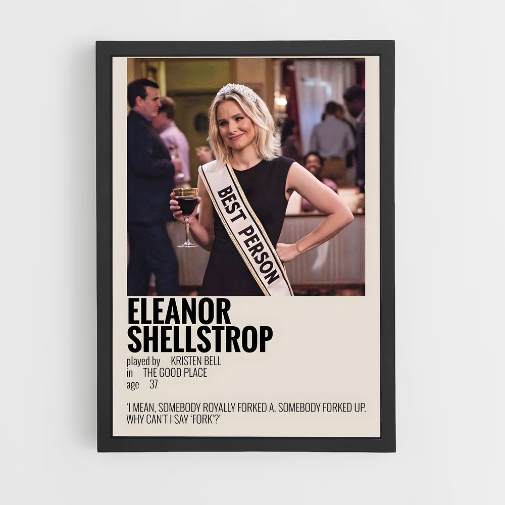 ap-eleanor shellstrop-3 cadre Noir