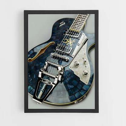 ap-electric guitar-5 cadre Noir