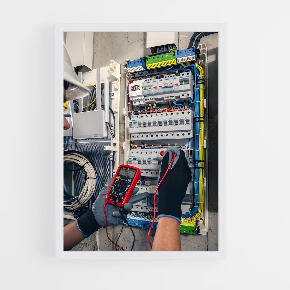 ap-electrician-2 cadre Blanc
