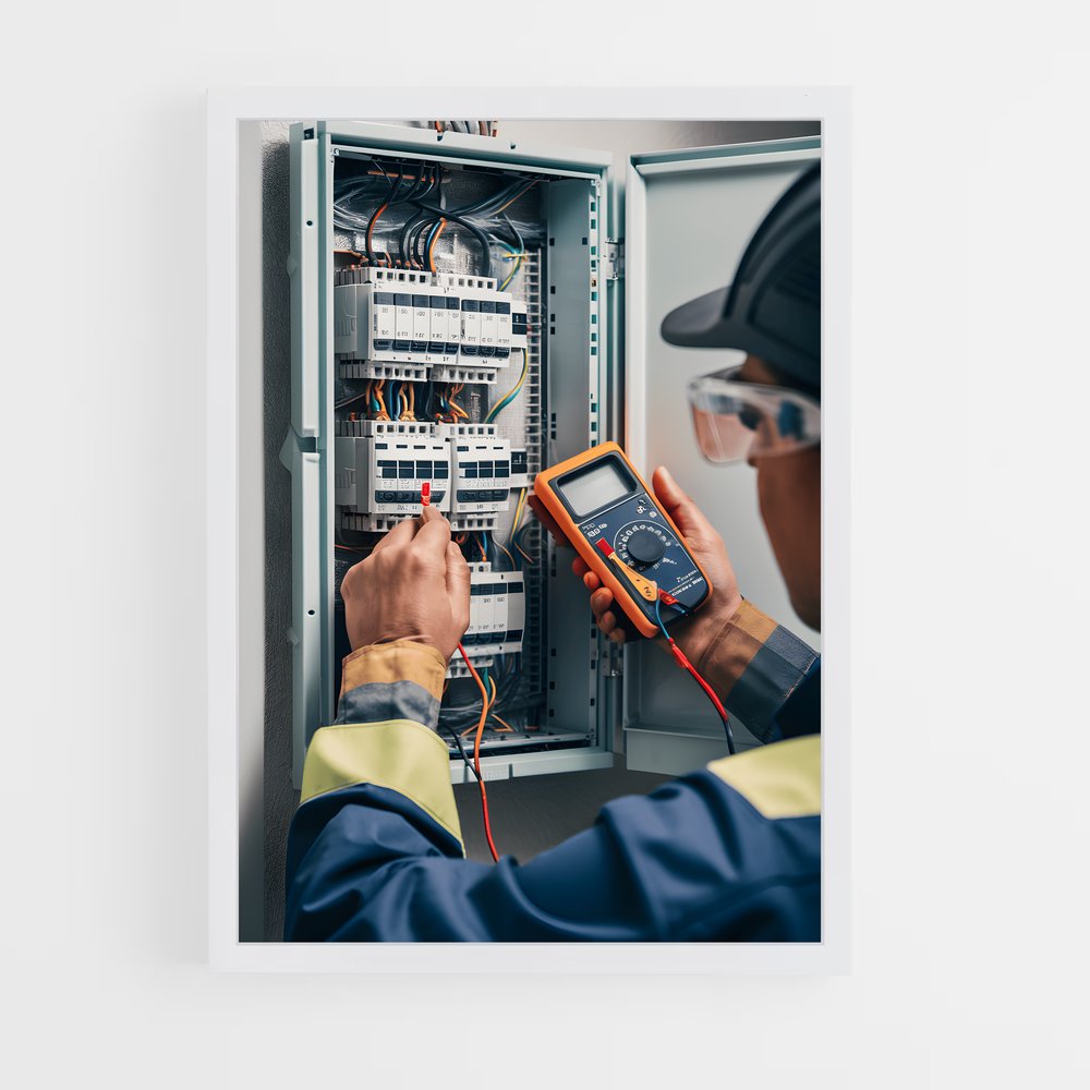 ap-electrician-6 cadre Blanc
