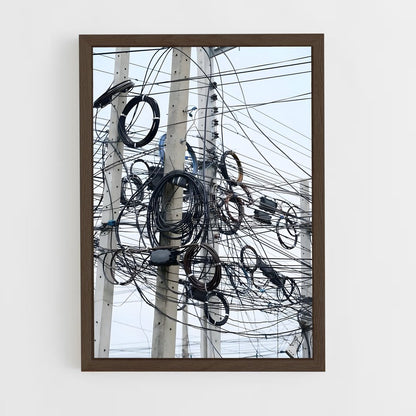 ap-electricity-6 cadre Bois foncé