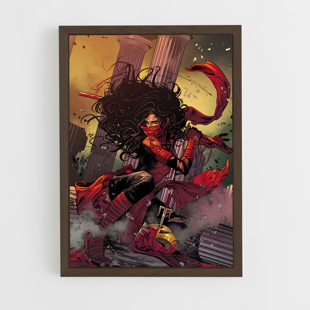 ap-elektra daredevil-1 cadre Bois foncé