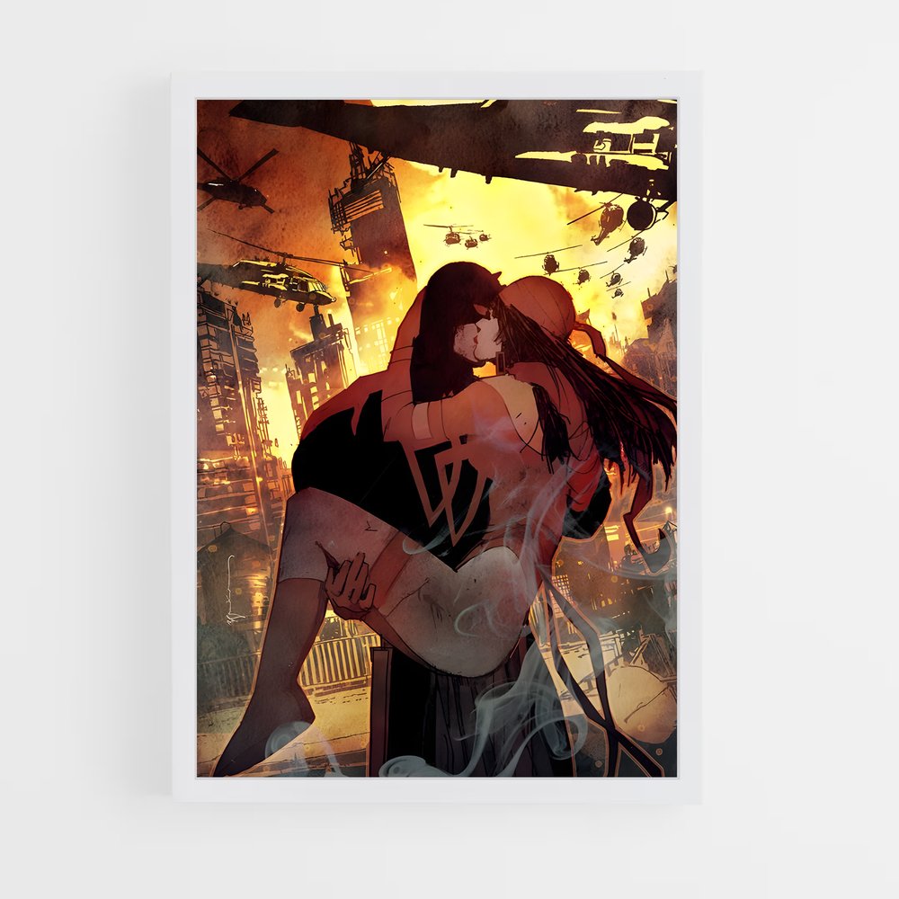 ap-elektra daredevil-4 cadre Blanc