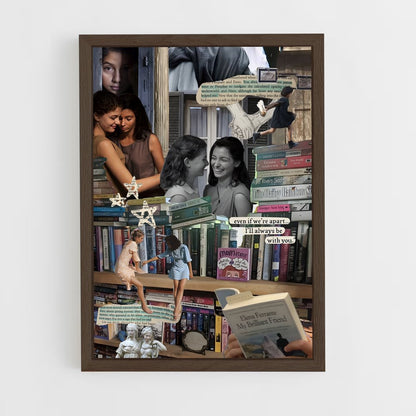 ap-elena ferrante-1 cadre Bois foncé