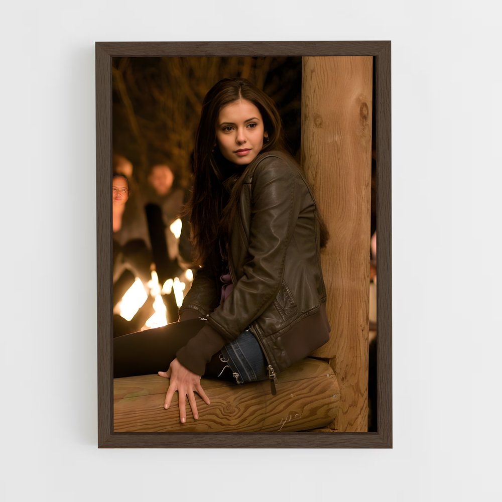 ap-elena gilbert-4 cadre Bois foncé
