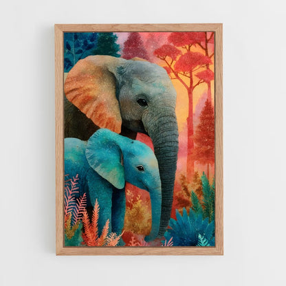 ap-elephant-13 cadre Bois clair