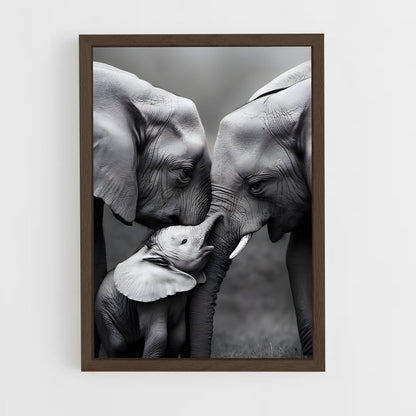 ap-elephant-15 cadre Bois foncé
