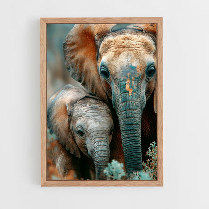 ap-elephant-5 cadre Bois clair