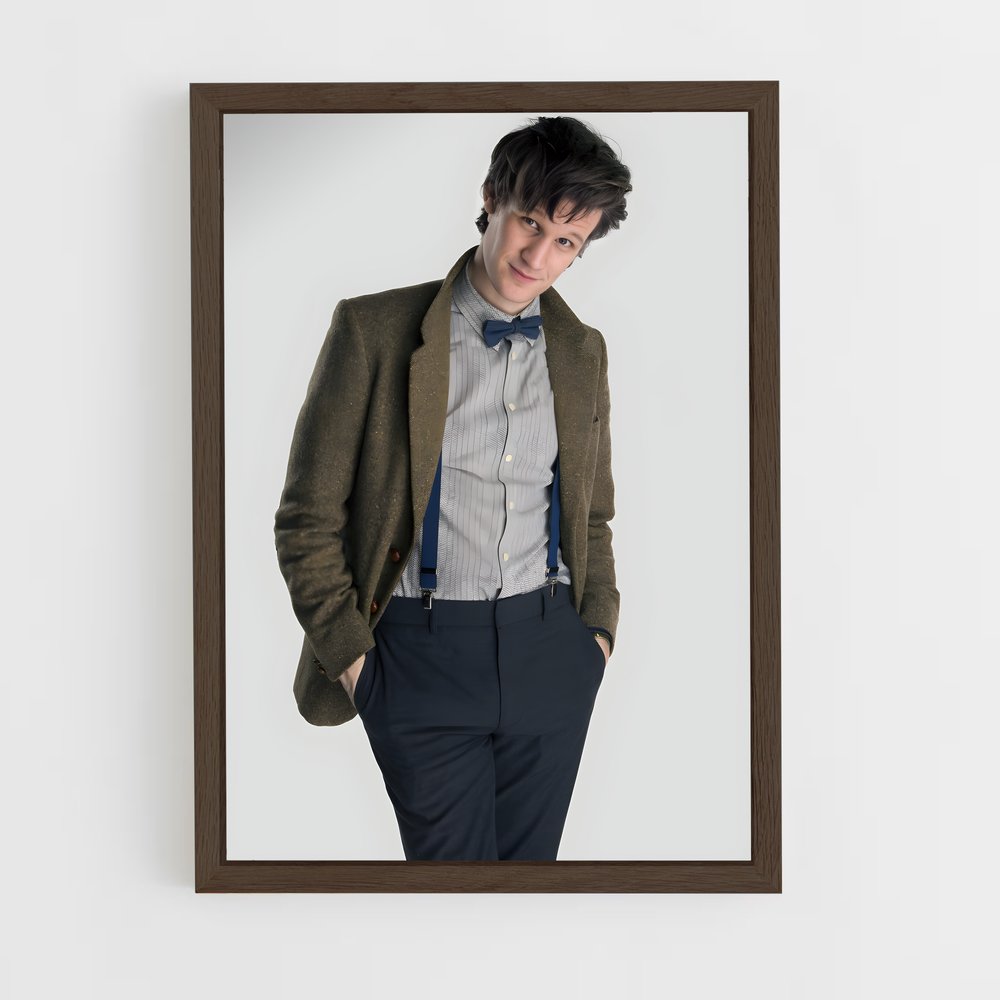 ap-eleventh doctor-3 cadre Bois foncé