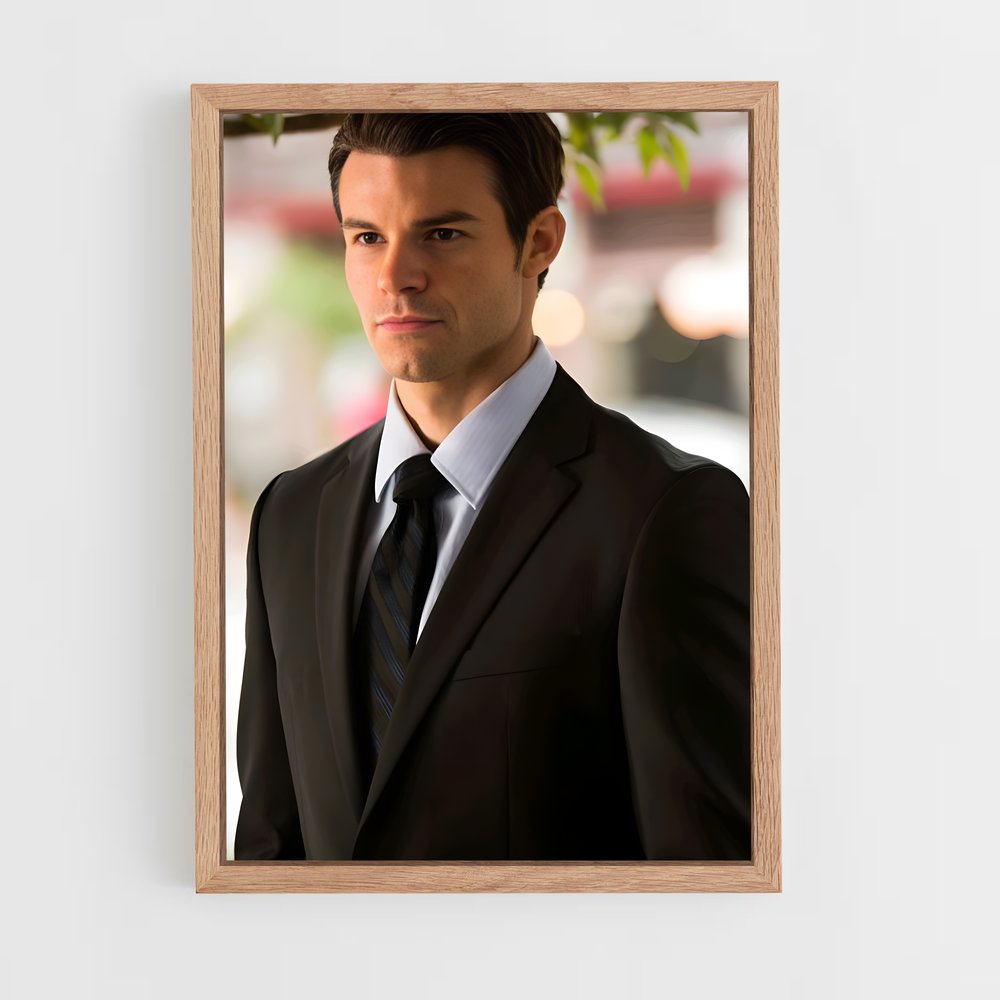 ap-elijah mikaelson-1 cadre Bois clair