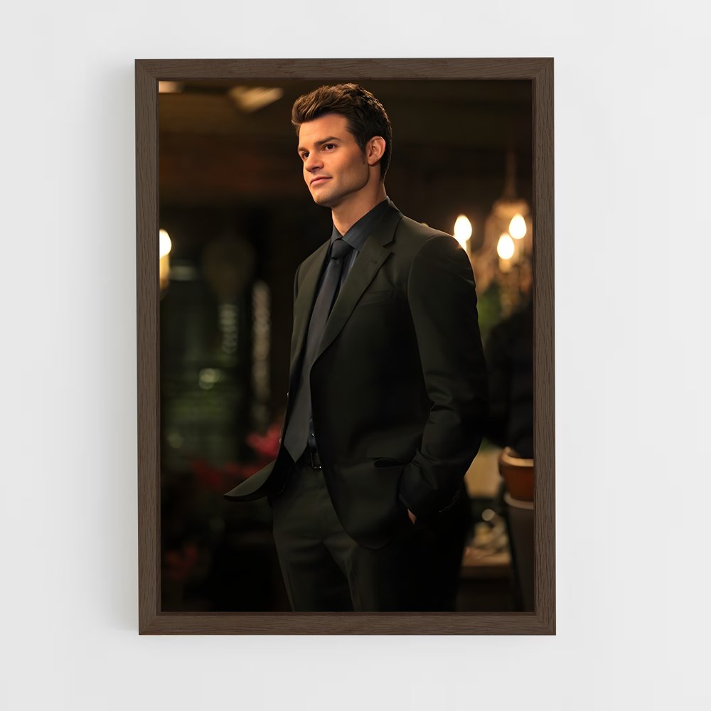 ap-elijah mikaelson-3 cadre Bois foncé
