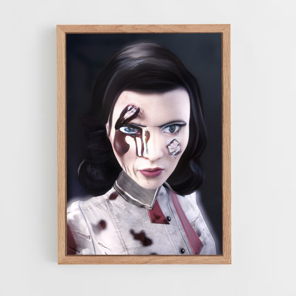 ap-elizabeth bioshock-3 cadre Bois clair