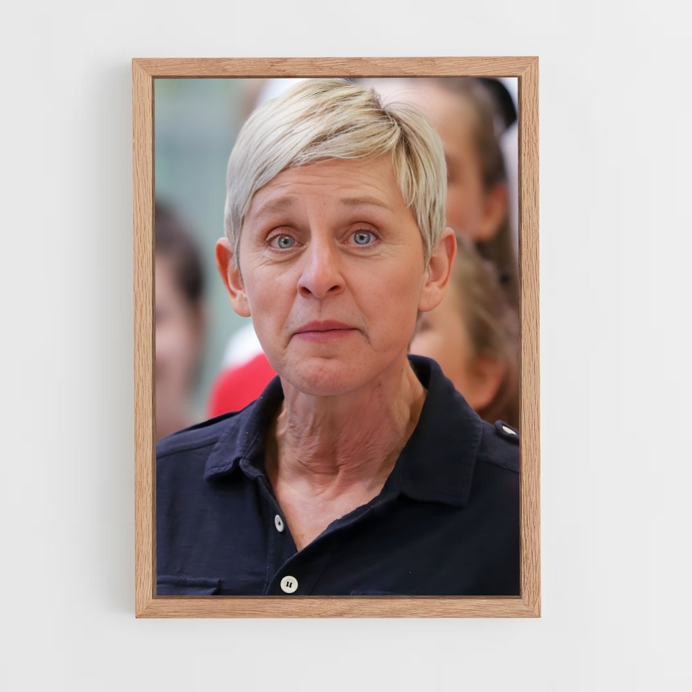 ap-ellen degeneres-4 cadre Bois clair