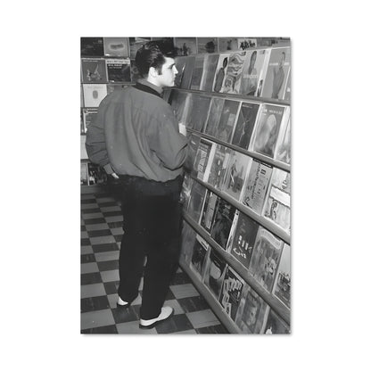 Poster Elvis et la Bibliothèque Magique