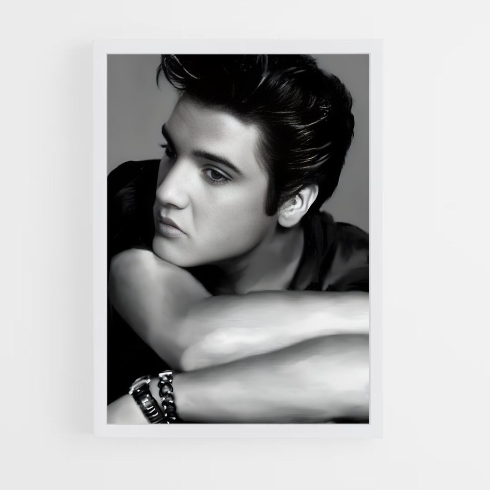ap-elvis presley-1 cadre Blanc
