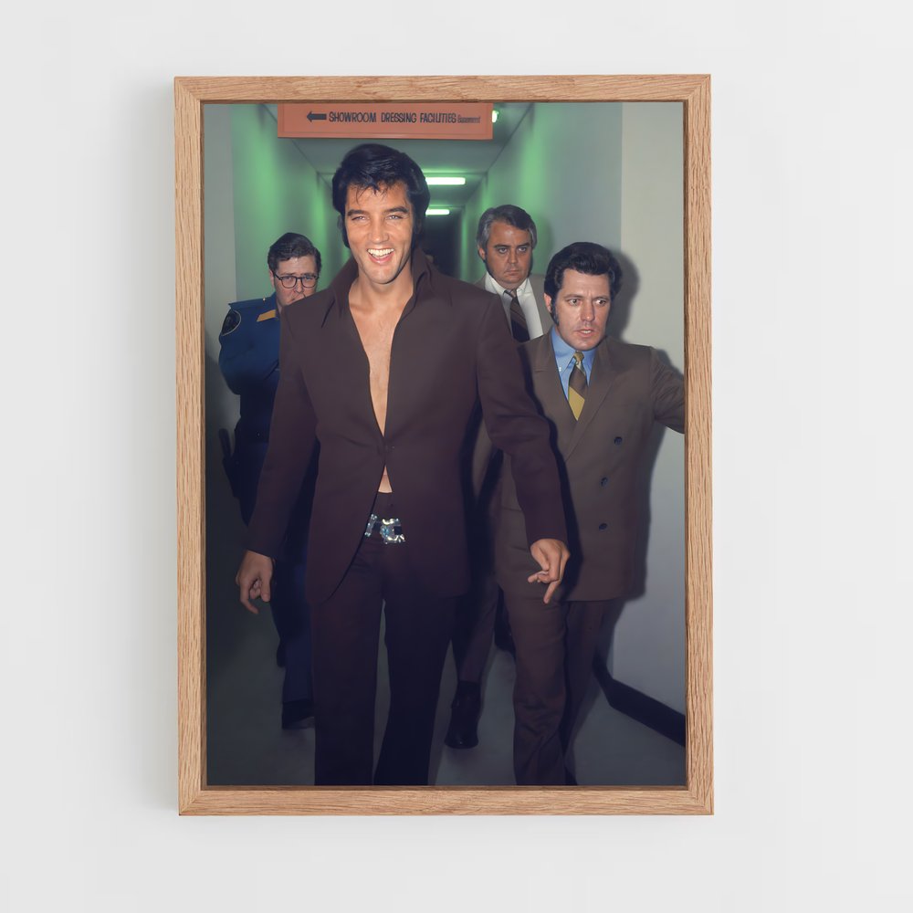 ap-elvis presley-2 cadre Bois clair